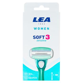 Aparat de ras LEA Soft 3 lame 1buc + 1 rezerva - cumpărați, prețuri pentru BONUS - foto 1
