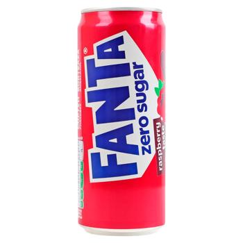 Напиток газированный Fanta без сахара со вкусом малины 330мл - купить, цены на BONUS - фото 1