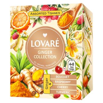 Ceai Lovare Tisanes Ginger in plicuri 1.5g*32buc - cumpărați, prețuri pentru BONUS - foto 1