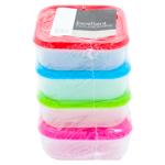 Set recipiente p/alim EH 4buc/ 100ml