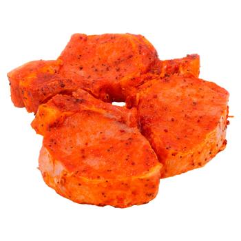 Steak din antricot de porc cu os marinat refrigerat - cumpărați, prețuri pentru BONUS - foto 2