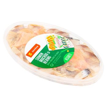 Asorti de macrou/somon/hering Slavena Lux in ulei 250g - cumpărați, prețuri pentru BONUS - foto 2