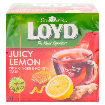 Ceai din plante/fructe Loyd Lemon/ghimbir/miere in plicuri 2g*20buc - cumpărați, prețuri pentru BONUS - foto 2