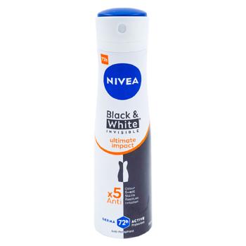 Deodorant spray Nivea Invisible Black&White Ultimate Impact 150ml - cumpărați, prețuri pentru BONUS - foto 1