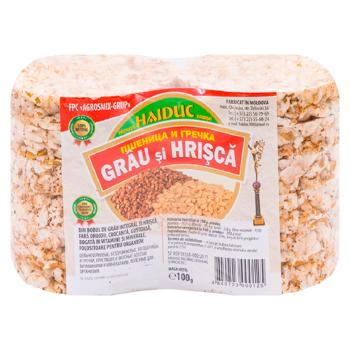 Хлебцы Haiduc из пшеницы и гречки 100г - купить, цены на BONUS - фото 1