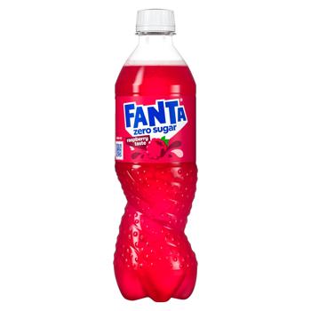 Băutură carbogazoasă Fanta fără zahăr cu aromă de zmeură 500ml - cumpărați, prețuri pentru BONUS - foto 1