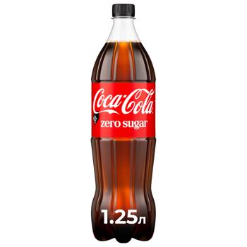 Bautura carbogazoasa Coca-Cola Zero fara zahar 1.25l - cumpărați, prețuri pentru BONUS - foto 1
