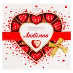 Bomboane Liubimov Praline alune in ciocolate de lapte 125g