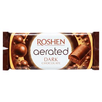 Шоколад черный Roshen пористый 80г - купить, цены на BONUS - фото 1