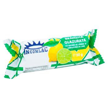 Branzica glazurata Incomlac cu lămâie și lime 20% 50g - cumpărați, prețuri pentru BONUS - foto 2
