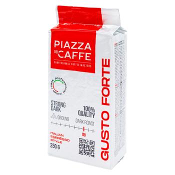 Кофе молотый Piazza Gusto Forte 250г - купить, цены на BONUS - фото 1