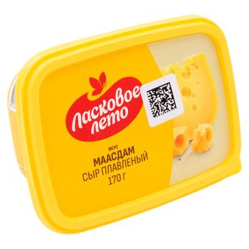 Cыр плавленый Ласковое Лето Маасдам 45% 170г - купить, цены на BONUS - фото 3