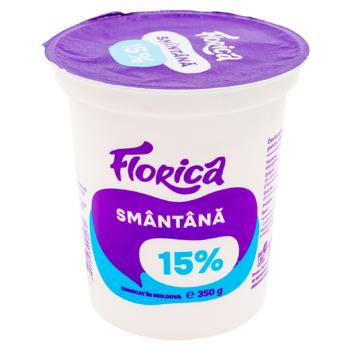 Сметана Florica 15% 350г - купить, цены на BONUS - фото 1