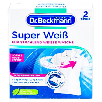 Отбеливатель Dr.Beckmann Super Weiss 2*40г - купить, цены на BONUS - фото 1