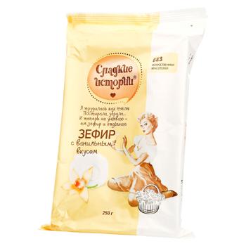 Зефир Сладкие Истории со вкусом ванили 250г - купить, цены на BONUS - фото 1