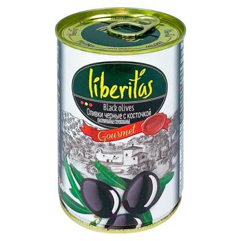 Маслины Liberitas с косточкой 280г - купить, цены на BONUS - фото 1