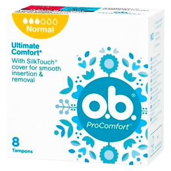 Tampoane O.B. Pro Comfort Normal 8buc - cumpărați, prețuri pentru BONUS - foto 1