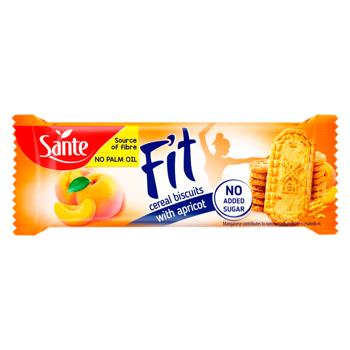 Biscuiti cereale caise fara zahar Sante Fit 50g - cumpărați, prețuri pentru BONUS - foto 1