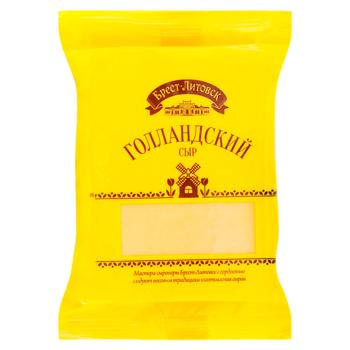 Branza Brest-Litovsk Gollandskii 45% 200g - cumpărați, prețuri pentru BONUS - foto 1