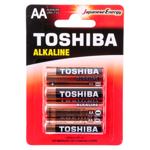 Baterie LR6 Toshiba alkaline Red bl.4