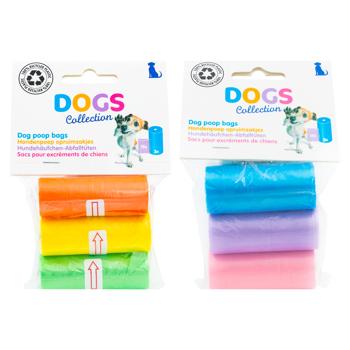 Sacose igiena Dogs 3*15buc 30*23cm - купить, цены на BONUS - фото 1