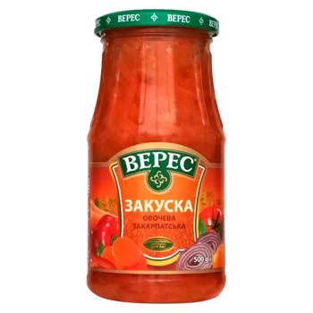 Закуска Верес Закарпатская 500г - купить, цены на BONUS - фото 1