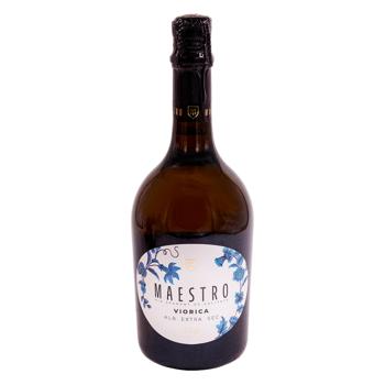 Vin spumat Maestro Viorica alb extra sec 0.75l - cumpărați, prețuri pentru BONUS - foto 1