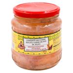 Carne de pui in suc propriu 450g Teodora