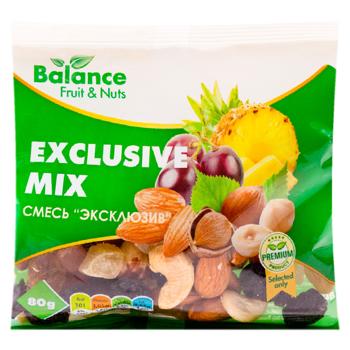Mix de fructe Balance Exclusive uscate si nuci 80g - cumpărați, prețuri pentru BONUS - foto 1