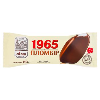 Мороженое Лимо Пломбир в шоколадной глазури 80г - купить, цены на BONUS - фото 1