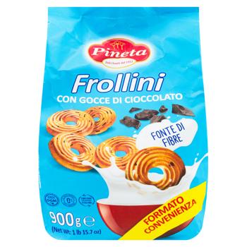 Biscuiti  Pineta cu picaturi de ciocolata 900g - cumpărați, prețuri pentru BONUS - foto 1