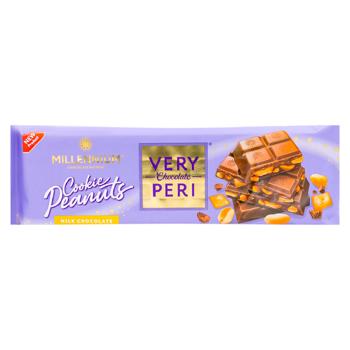 Ciocolata cu lapte Millennium Very Peri Biscuiti cu arahide 270g - cumpărați, prețuri pentru BONUS - foto 1