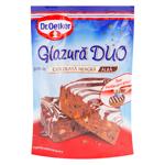 Glazura duo Dr. Oetker cu gust ciocolata neagra 100g