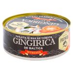 Gingirica prajita Natural Premium in sos de tomate 250g