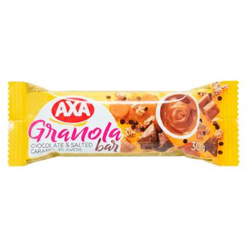 Baton de cereale Axa Сiociolata/caramela sarata 30g - cumpărați, prețuri pentru BONUS - foto 1
