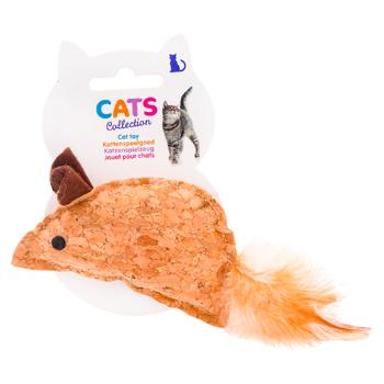 Jucarie p/u pisici Cats Soarece/pisica/triunghi 10cm - cumpărați, prețuri pentru BONUS - foto 1