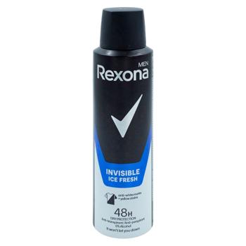 Антиперспирант аэрозольный Rexona Men Invisible Ice 150мл - купить, цены на BONUS - фото 1