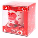 Cana Love cu lingura si capac 370ml