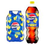 Bautura carbogazoasa Pepsi Twist Lamaie 2l*2buc