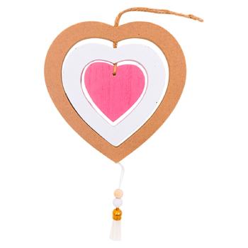 Decor suspendabil Valentine 3 inima 15*15cm - cumpărați, prețuri pentru BONUS - foto 1