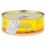 Sardina Brivais în ulei 240g
