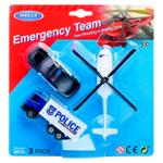 Masina Welly 1:64 Police metal in as.