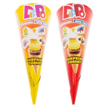 Cornet de vafe Dippo cu surprise 24g - cumpărați, prețuri pentru BONUS - foto 1