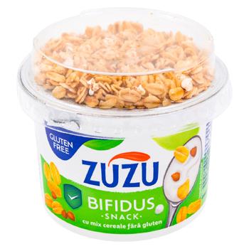 Iaurt Zuzu Bifidus cu mix cereale fara gluten 168g - cumpărați, prețuri pentru BONUS - foto 1
