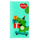 Batiste nazale p/u copii Ruta 10buc 3str. albe