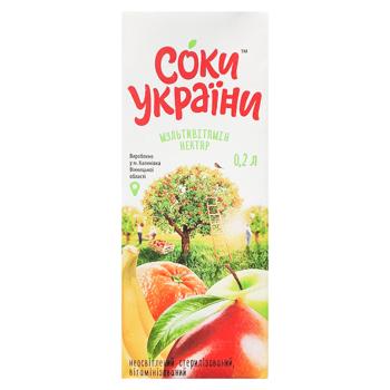 Nectar Soki Ukraini Multivitamine 200ml - cumpărați, prețuri pentru BONUS - foto 1