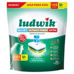 Таблетки для мытья посуды Ludwik All in One 105шт