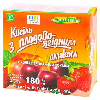 Кисель Золотое Зерно лесные ягоды/яблоко 180г - купить, цены на BONUS - фото 1