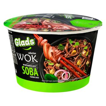 Лапша Glads Wok Soba с соусом 95г - купить, цены на BONUS - фото 1