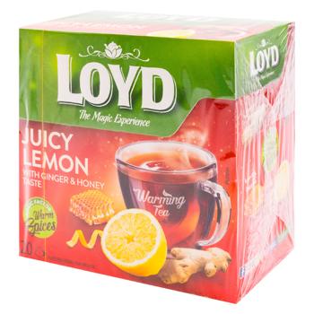 Ceai din plante/fructe Loyd Lemon/ghimbir/miere in plicuri 2g*20buc - cumpărați, prețuri pentru BONUS - foto 1